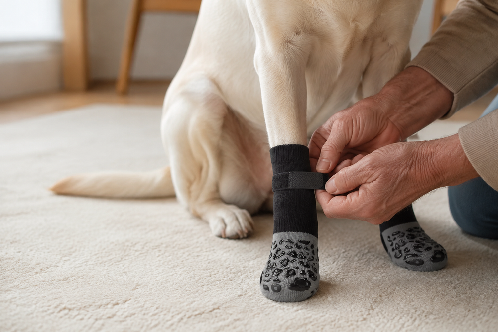 Anti-Slip Grip Socks (Set of 4)
