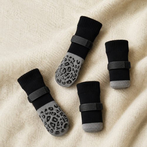 Anti-Slip Grip Socks (Set of 4)