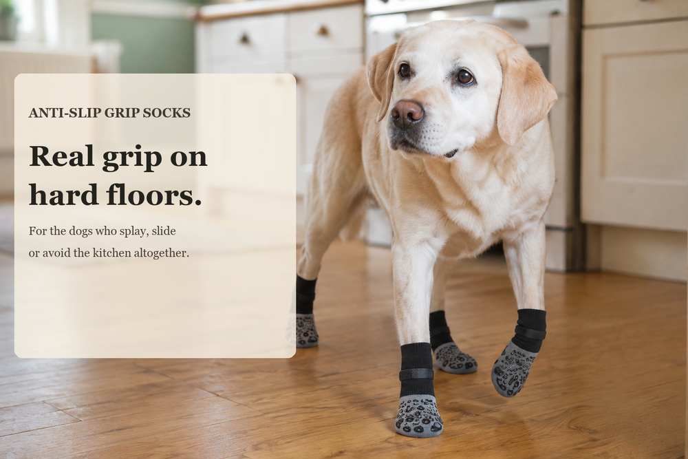 Anti-Slip Grip Socks (Set of 4)