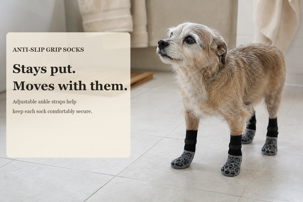 Anti-Slip Grip Socks (Set of 4)